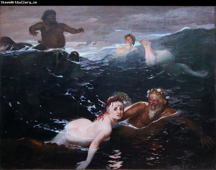 Arnold Bocklin The Waves (mk09)